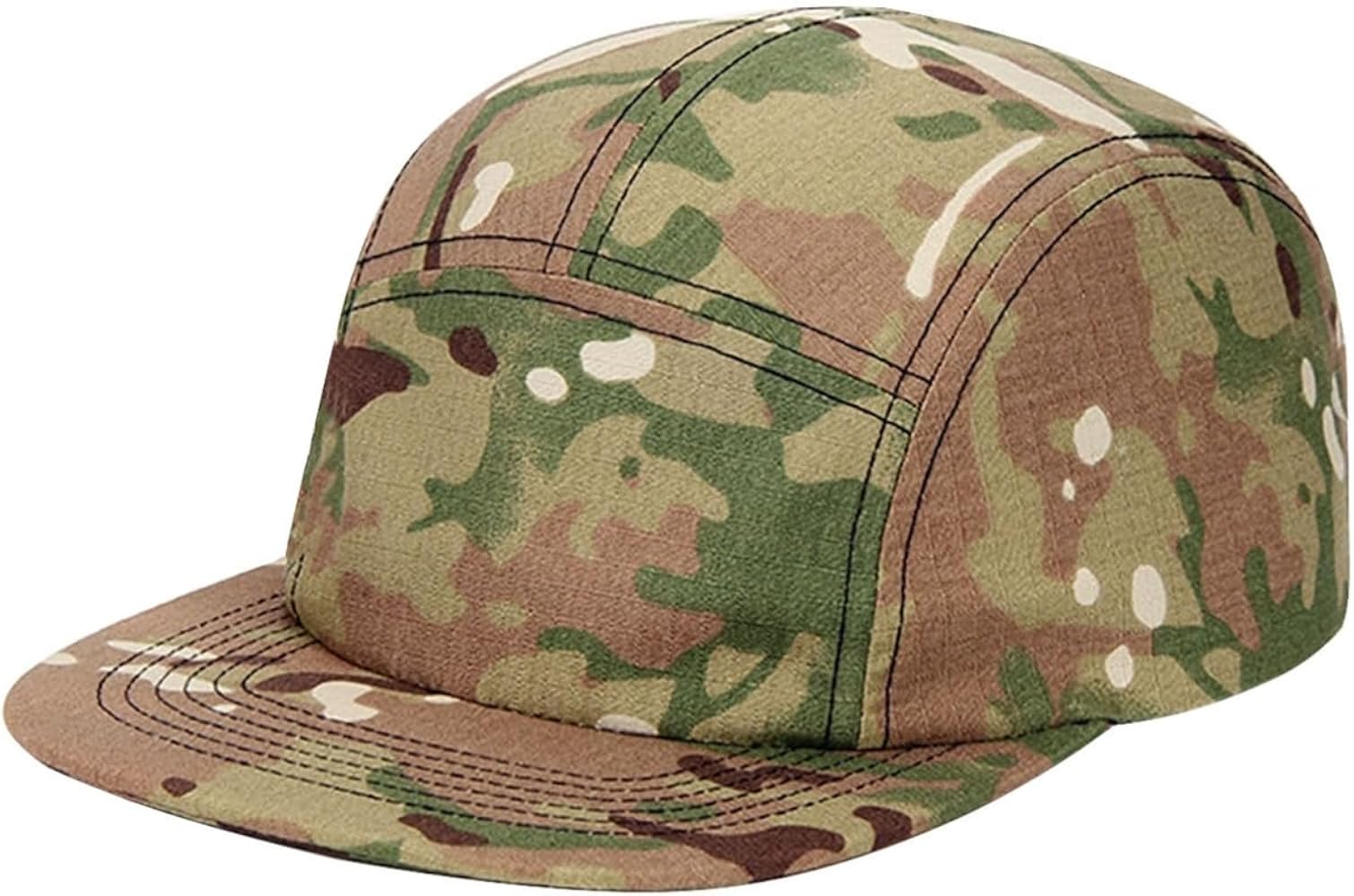 5 Panels Hat Basic Daily Wear Flat-Bill Cap