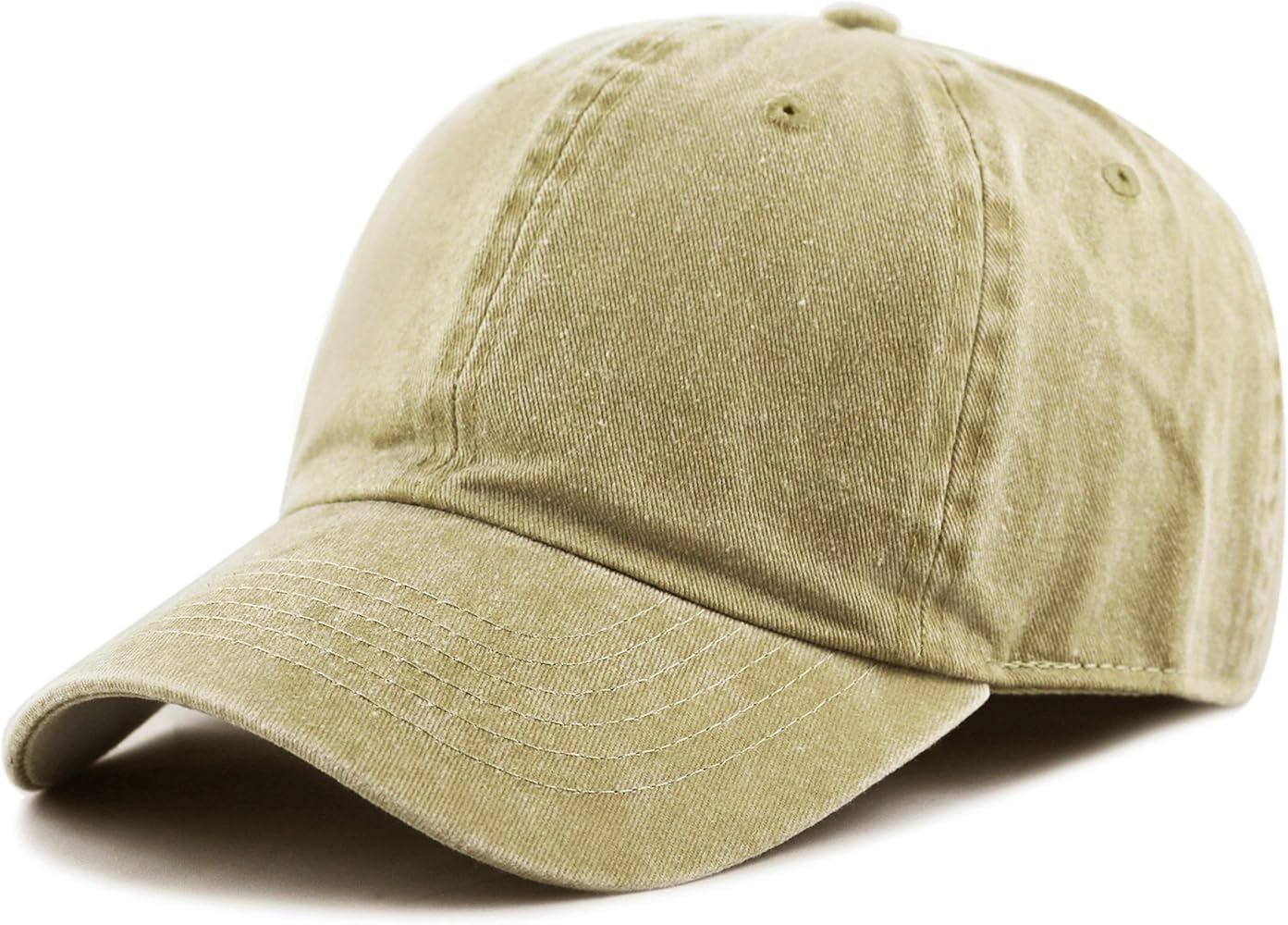 The Hat Depot 100% Cotton Pigment Dyed Low Profile Dad Hat Six Panel Cap