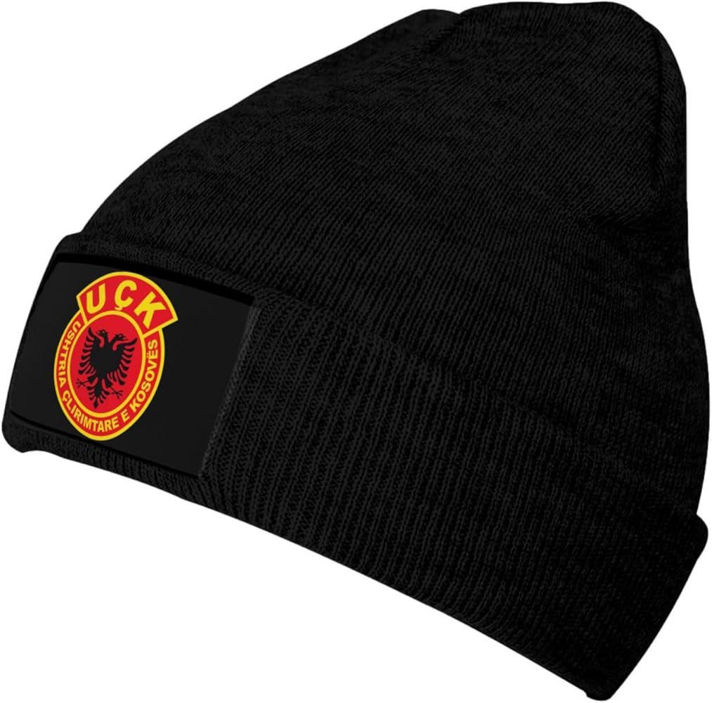 DIMAZ Kosovo Liberation Army Knit Beanie Womens Hats Unisex Fashioncuff Hat