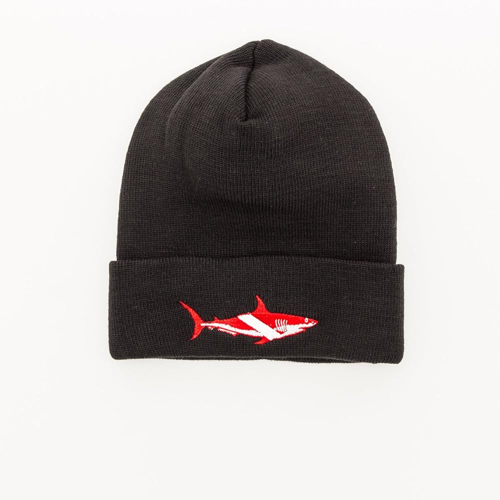 Trident Dive Shark Knit Beanie