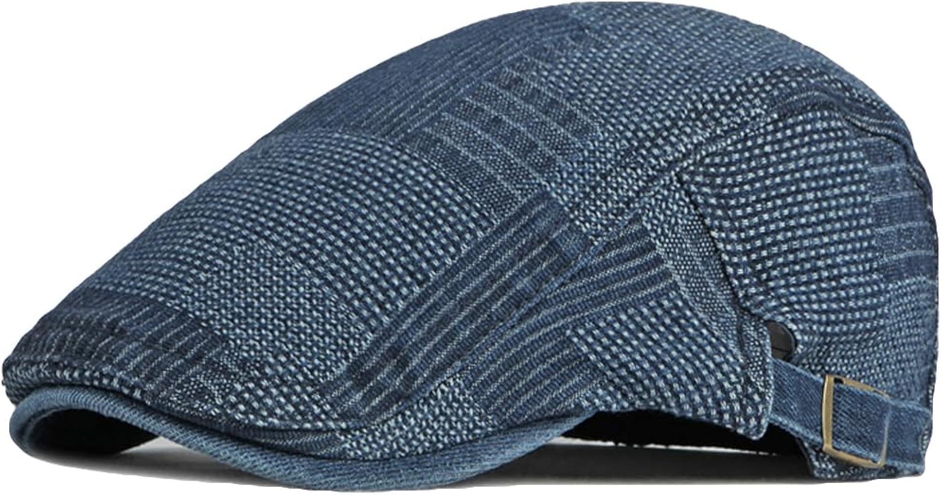 Flat Newsboy Caps for Men Adjustable Lightweight Ivy Gatsby Cabbie Driving Hat