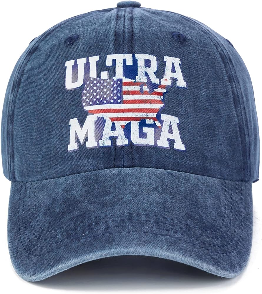 High End Trump Hat MAGA Hat American Flag Baseball Cap 2024 Trump Trucker Hat for Women Men