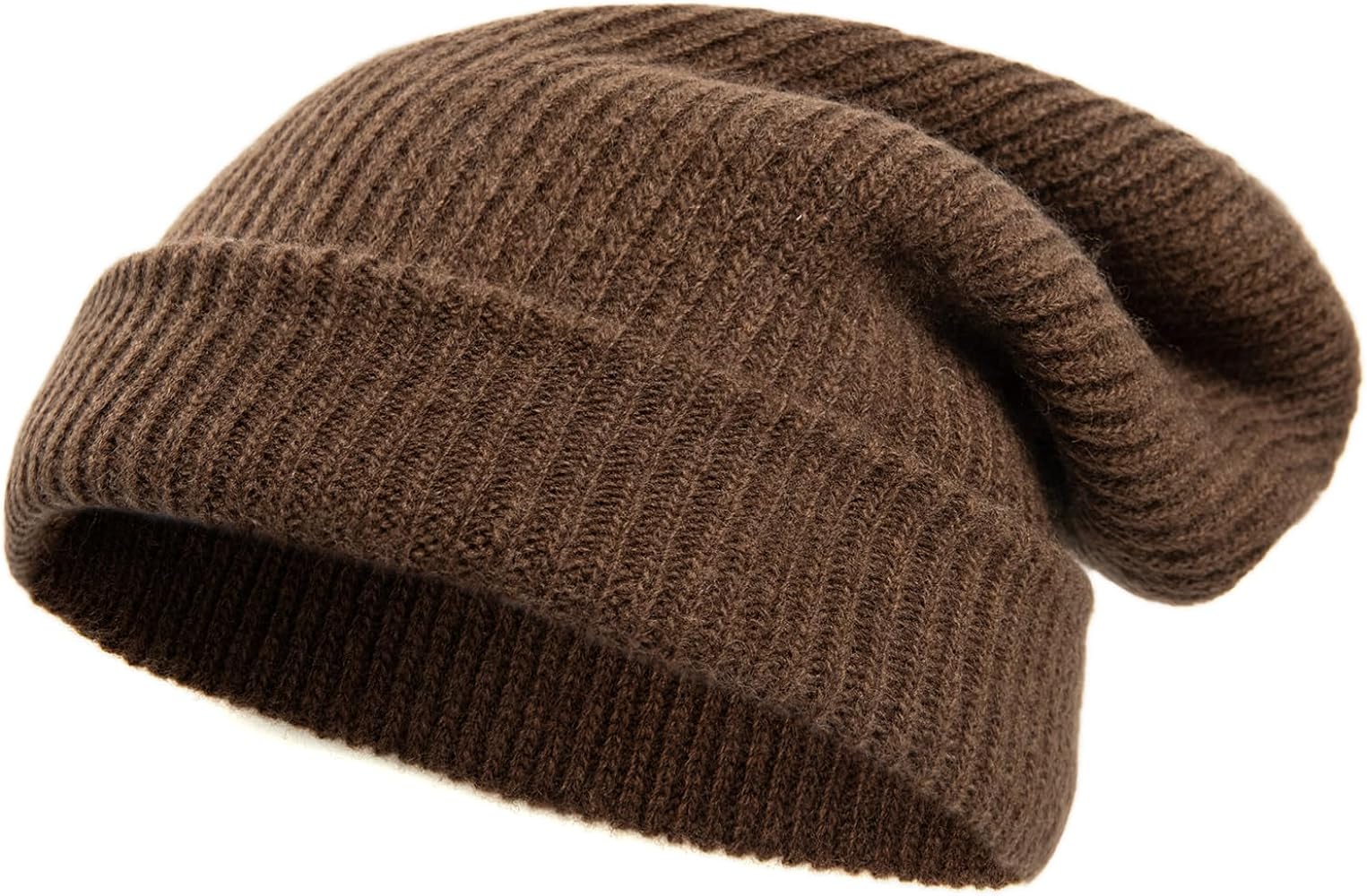 100% Merino Wool Double-Sided Beanie for Men and Women, Ultra Thick Soft Warm Winter Skull Caps