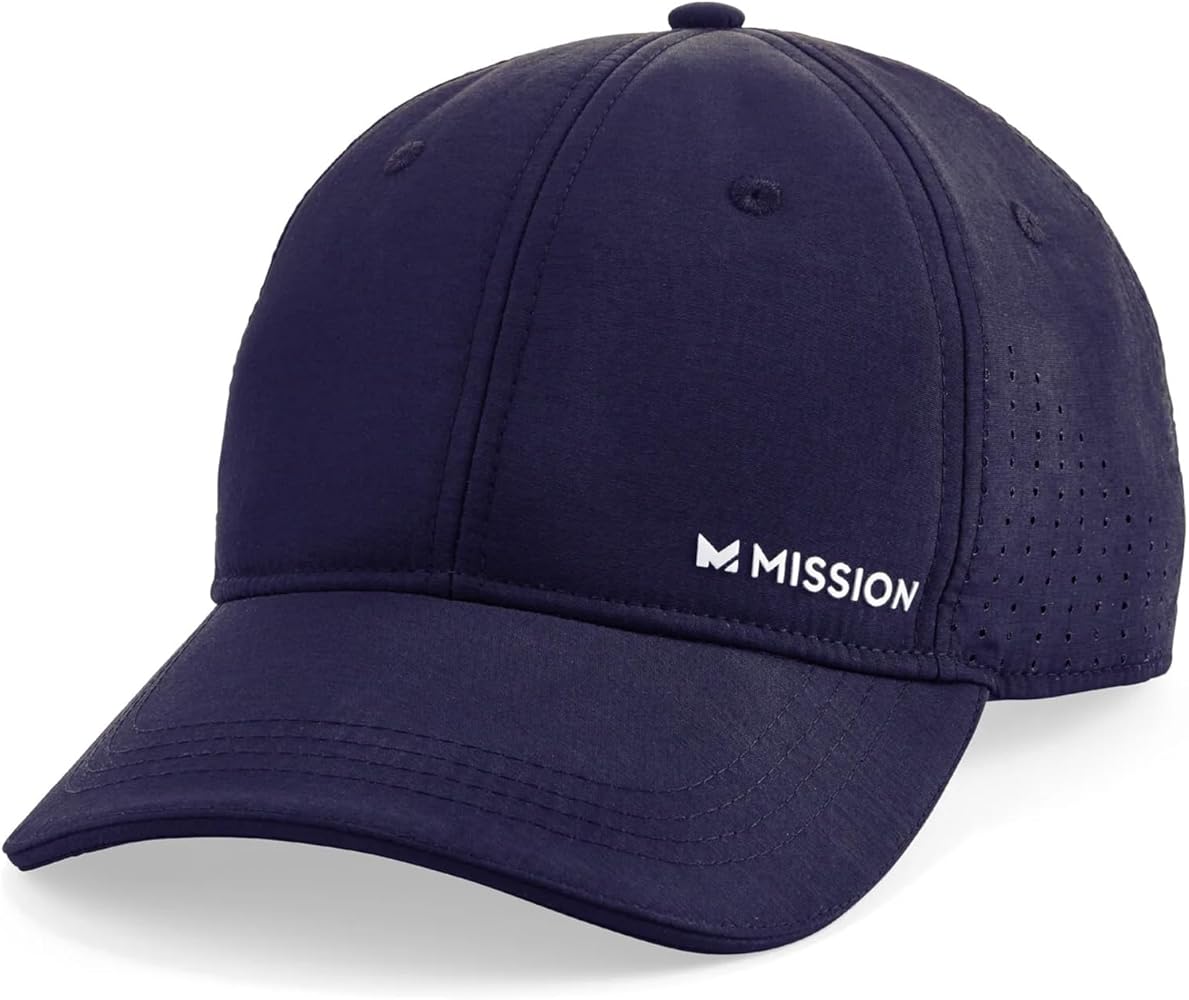 MISSION Cooling Vented Performance Hat - Unisex Baseball Cap for Men & Women