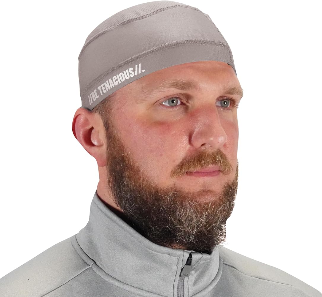 Ergodyne Chill Its 6632 Cooling Skull Cap, Sweat Wicking Liner, UPF 50 Sun Protection