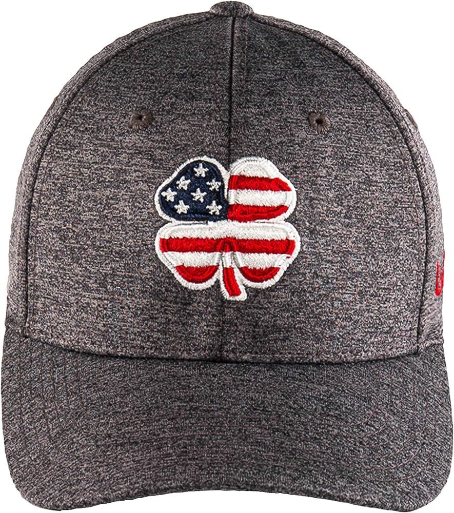 Black Clover mens Usa Flag Heather Hat