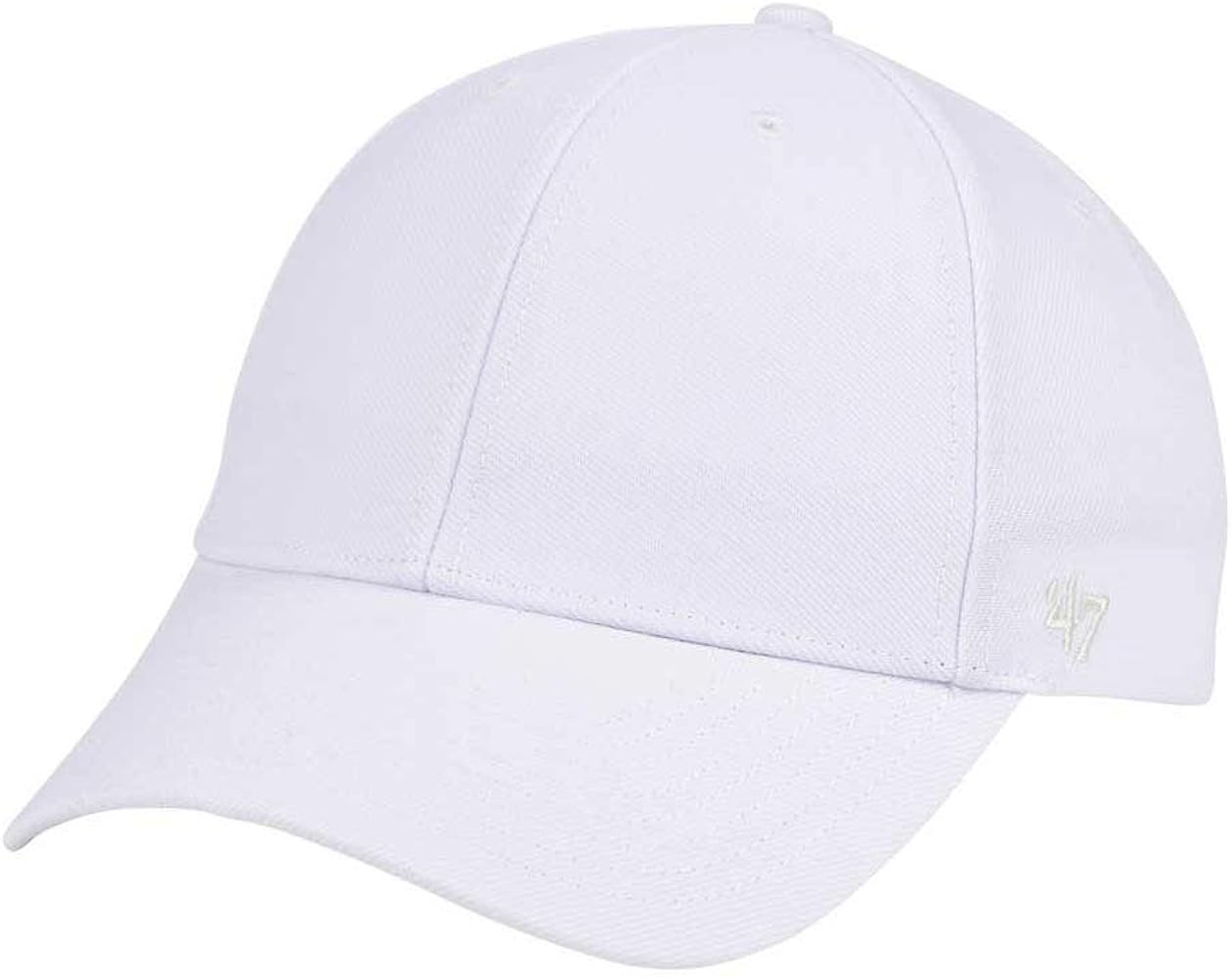 '47 Blank Classic MVP Cap, Adjustable Plain Structured Hat for Men and Women