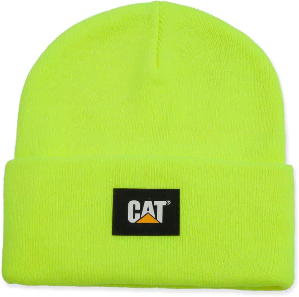 Caterpillar Men's Cat Label Cuff Beanie