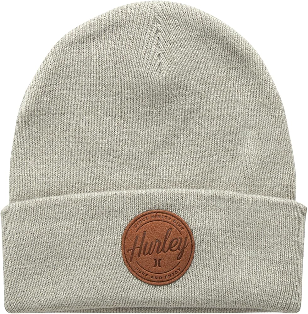 Hurley Men's Winter Hat - Driftwood Fixed Cuff Beanie