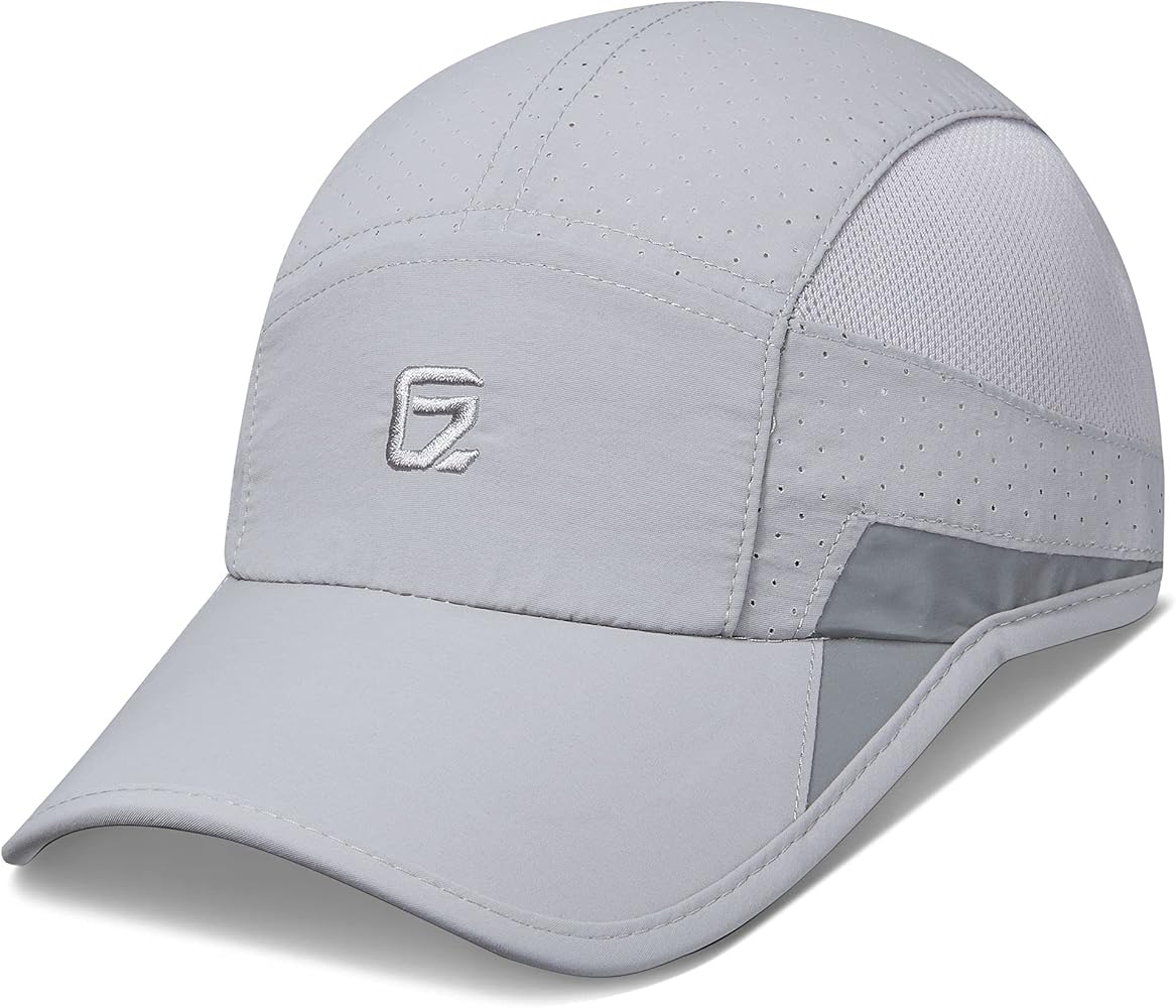 GADIEMKENSD Unstructured Reflective Breathable Sports Cap Fast Dry for Unisex