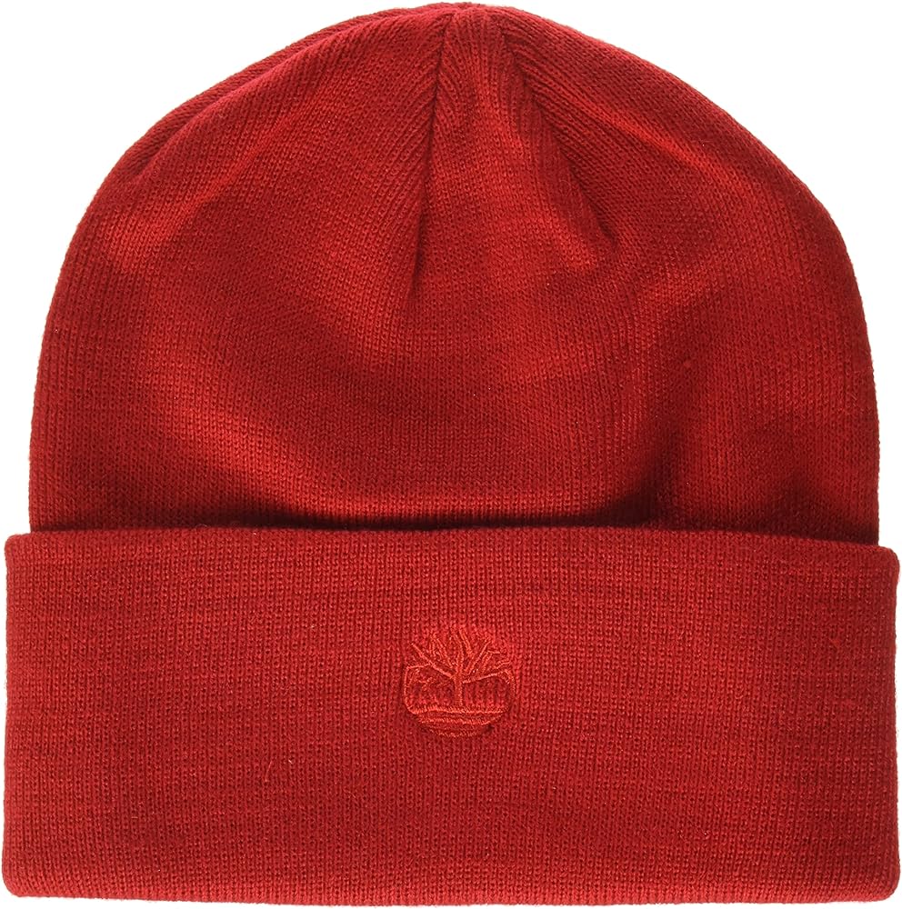 Timberland Mens Cuffed Beanie With Embroidered Logo