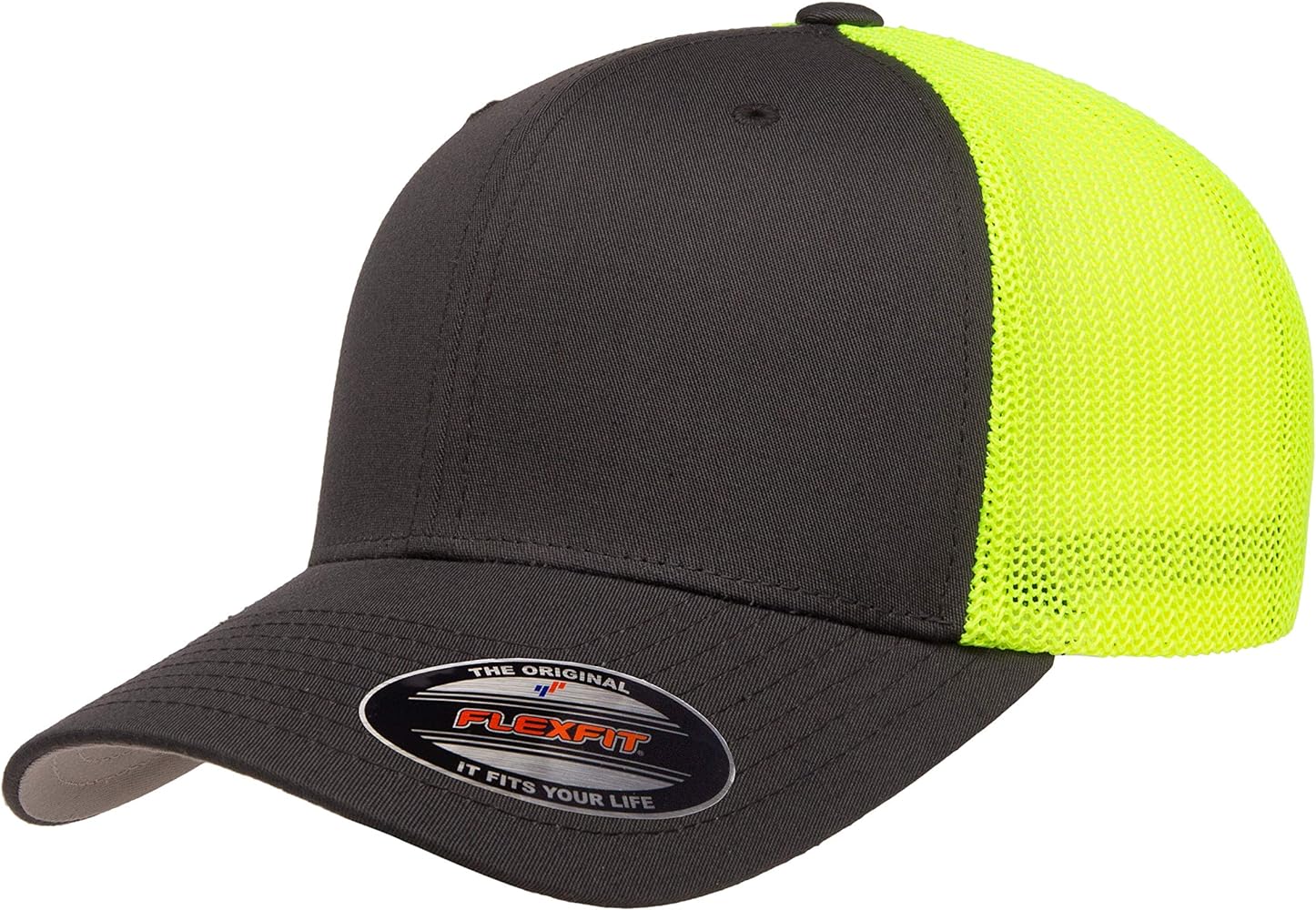 Flexfit Men's one_size Trucker Cap, Black, alpha