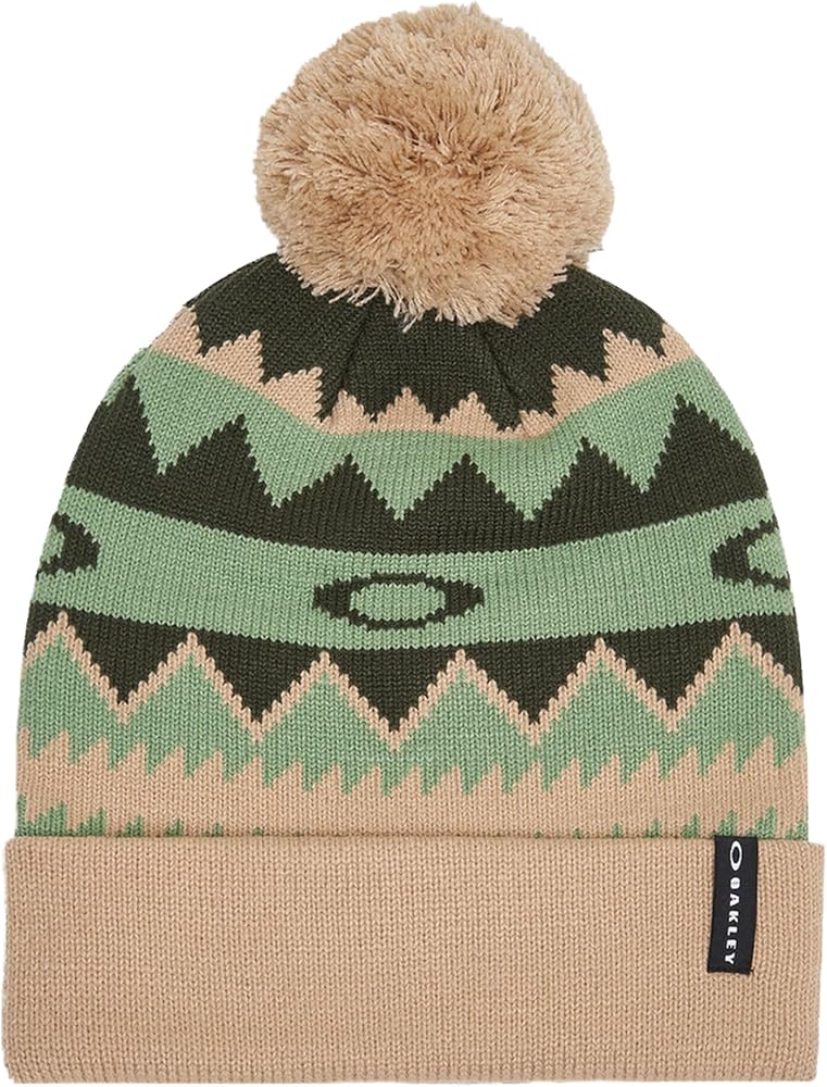 Oakley Men's Printed Pom Beanie