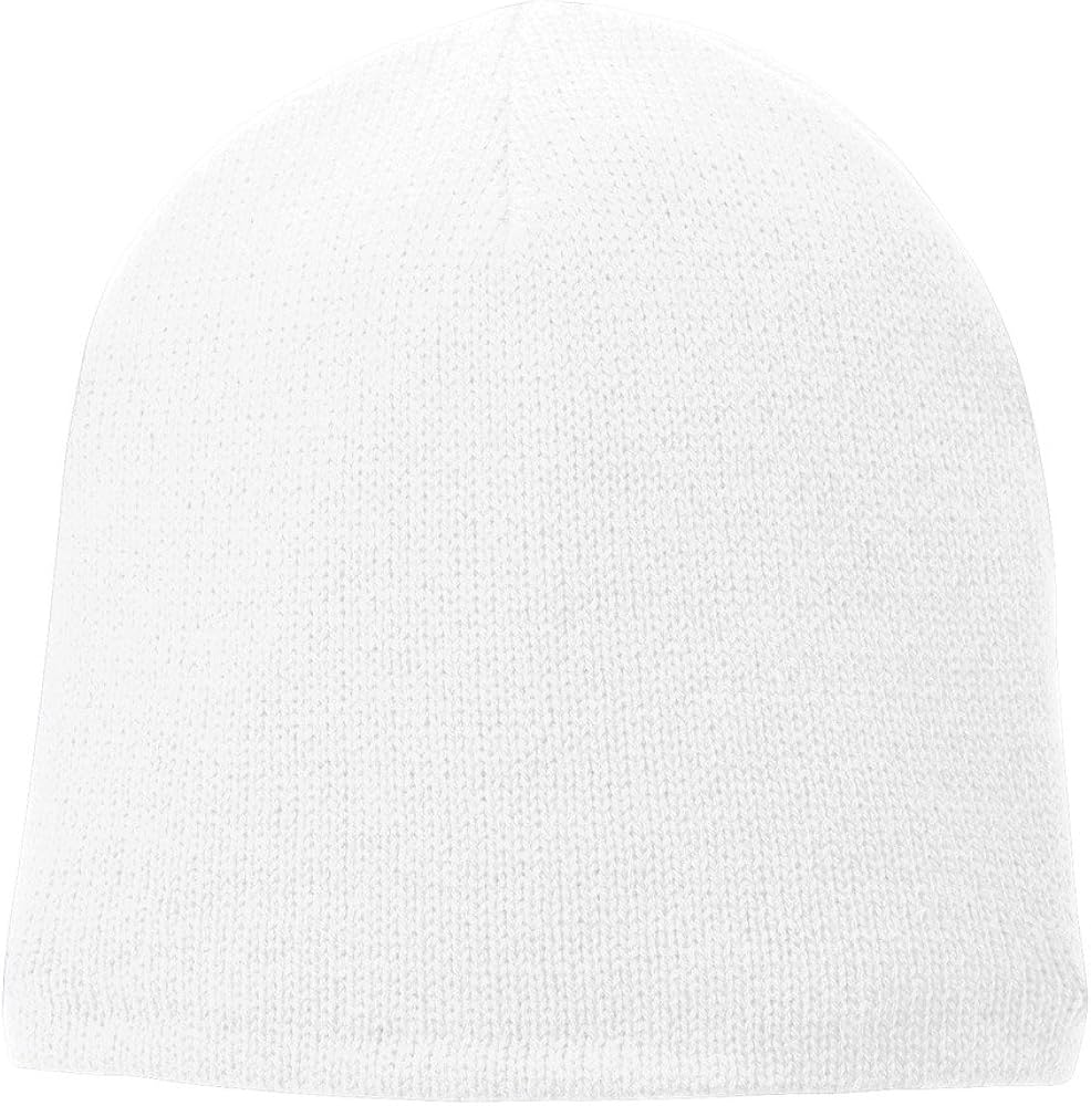 Port Authority & Company Fleece-Lined Beanie Cap. CP91L White