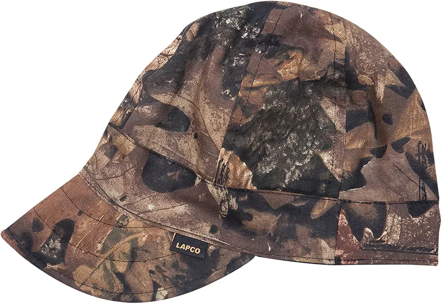 Lapco Lap CC-7 1/2 6-Panel Welder's Caps, 100% Cotton, 7 1/2", Camo