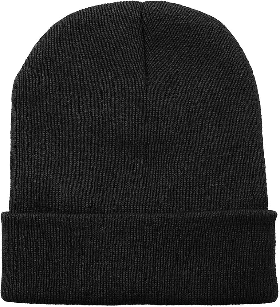 Zando Beanie for Men Women Cuffed Cap Soft Slouchy Beanie Winter Knit Hats Fisherman Beanie Skull Cap Unisex Daliy Beanie