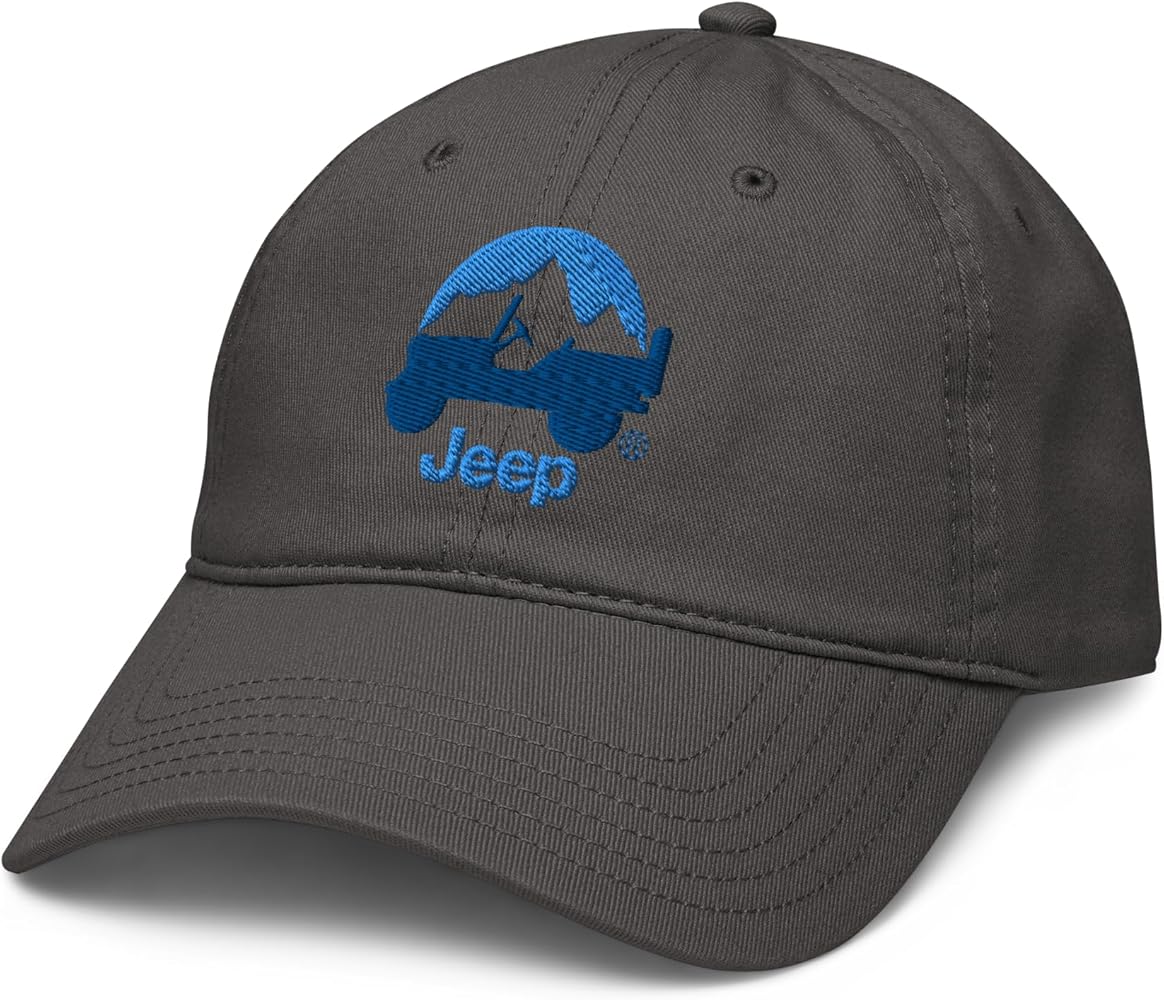 Jeep Willys Mountains Embroidered Badge Adjustable Baseball Hat