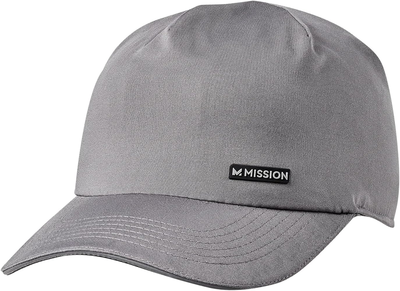 MISSION Cooling Sprint Hat, Charcoal - Unisex Running Hat for Men & Women - Lightweight, Flexible Fit - Cools Up to 2 Hours - UPF 50 Sun Protection - Machine Washable