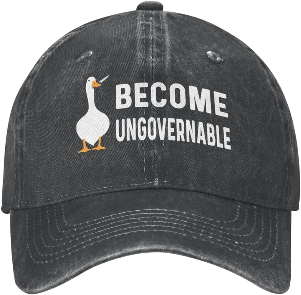 Funny Goose Hat Silly Goose On The Loose Hat Men Baseball Hats Funny Cap