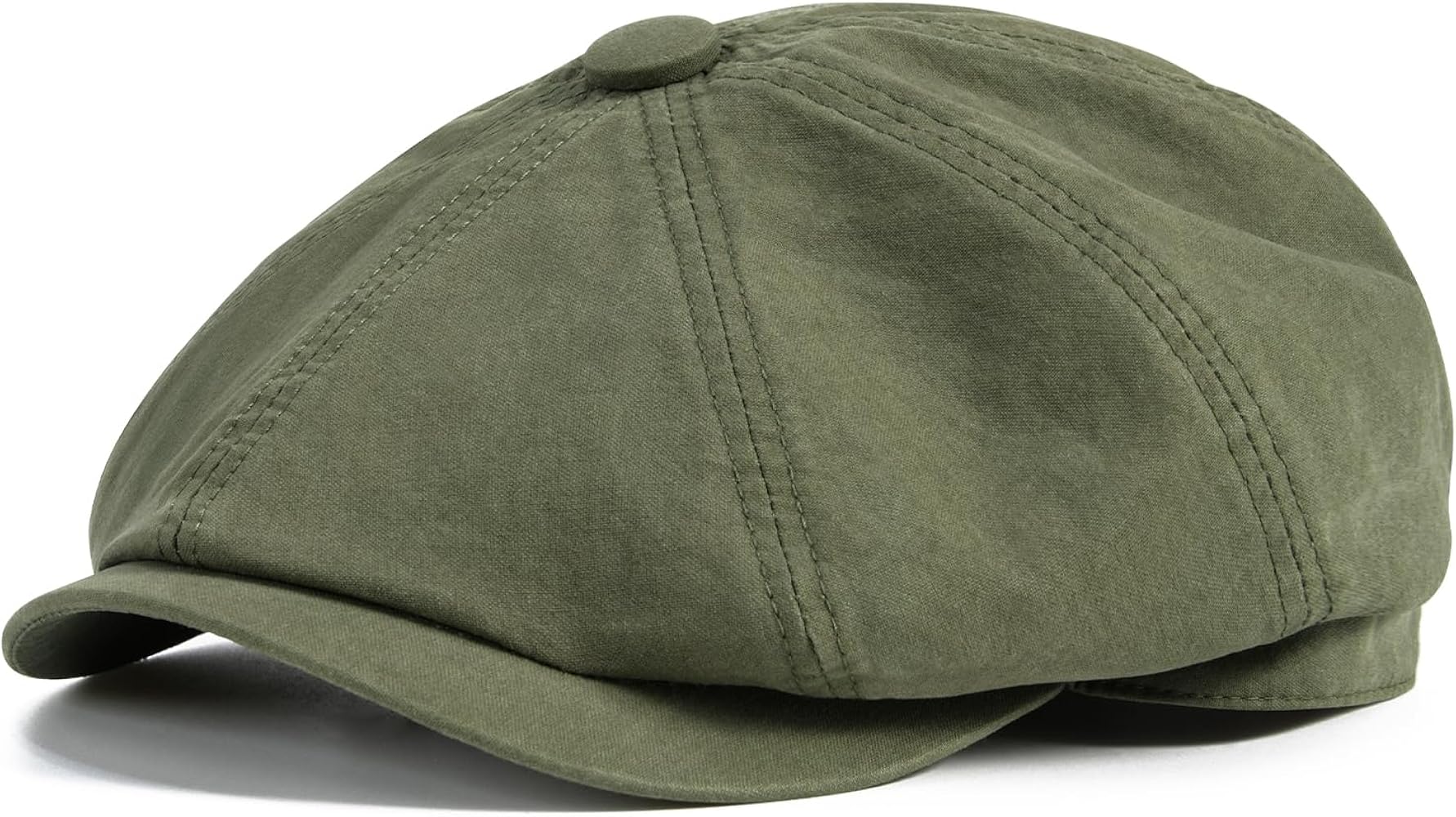 Men's Newsboy Gatsby Hat Cotton Vintage Flat Ivy Cabbie Cap