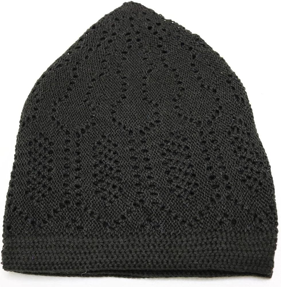 Modefa Turkish Islamic Kufi Takke - Cotton Blend Knit Cap - One Size Fits Most Skullie Beanie Taqiyah - Prayer Cap Muslim Men