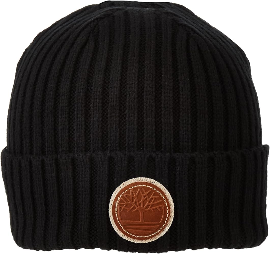 Timberland Mens Rib Shallow Beanie