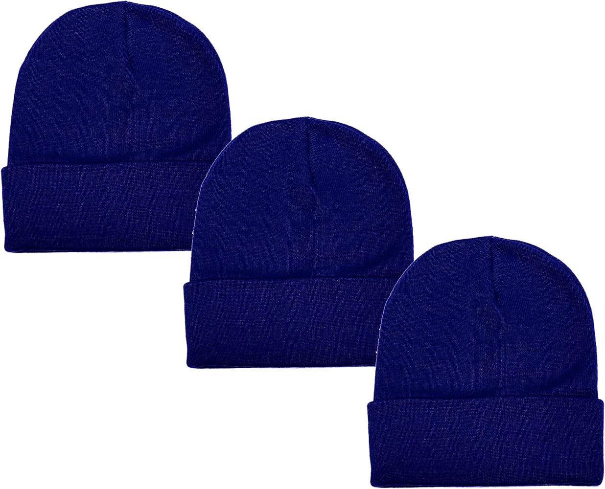 Gelante Unisex Beanie Cap Knitted Warm Solid Color