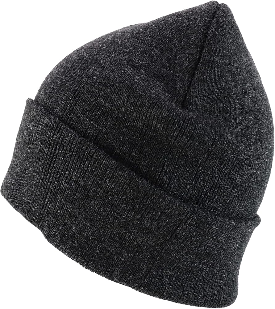 Trendy Apparel Shop XXL Oversized Solid Cuff Long Stretchy Winter Beanie Hat