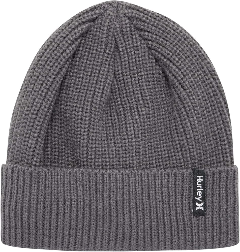 Hurley Men's Cuffed Beanie - Loose Knit Winter Hat