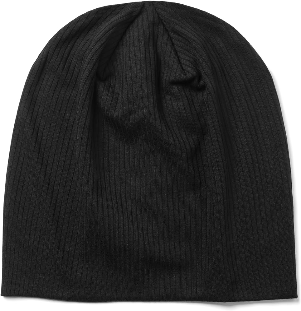 Lightweight Fashion Beanie - Buttery Soft, Slouchy Style, Ribbed Detail - for Men & Women