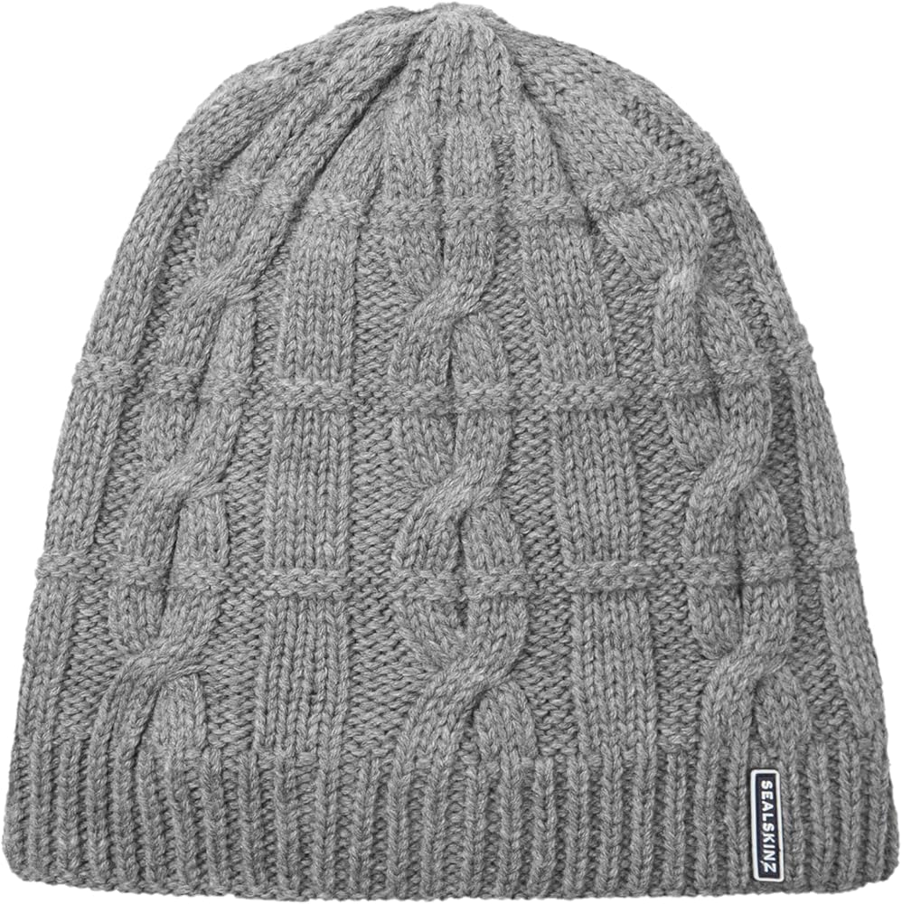 SEALSKINZ Blakeney Waterproof Cold Weather Cable Knit Beanie