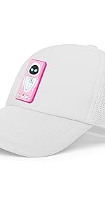 Disney Adult Trucker Hat, WALL-E Eve Mesh Snapback Baseball Cap