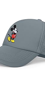 Disney Adult Trucker Hat, Mickey Mouse Mesh Snapback Baseball Cap