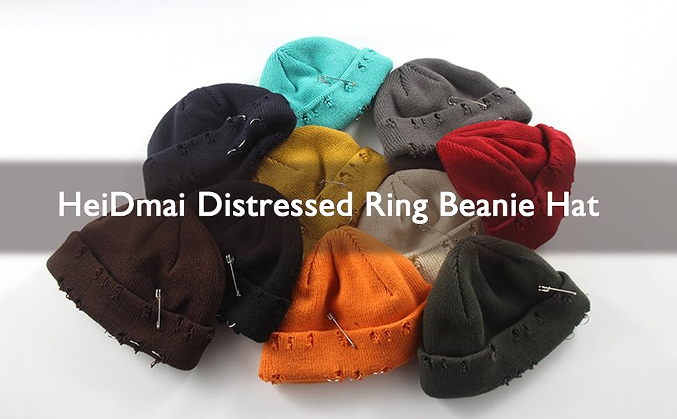 classic solid color knit beanie hats