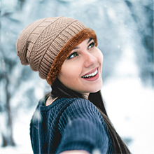 Winter Beanie Hat Scarf Set