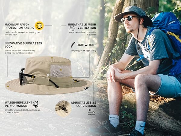 uv spf upf 50+ sun bucket hat