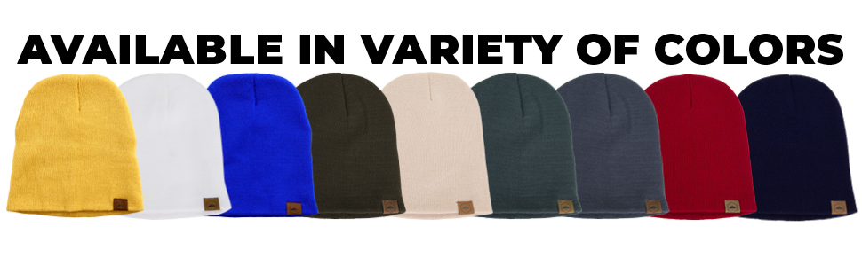 Basic Beanie Color Options