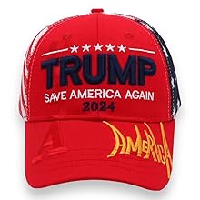 trump 2024 mesh signature red cap