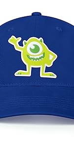 Disney Adult Baseball Cap, Monster Inc. Adjustable Dad Hat, Navy