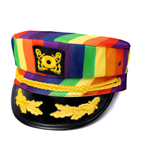 Rainbow Yacht Captain Hats