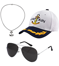 Captain hat Yacht Accessories Set