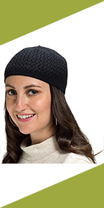 Candid Signature Apparel Zigzag Knit Kufi Hat