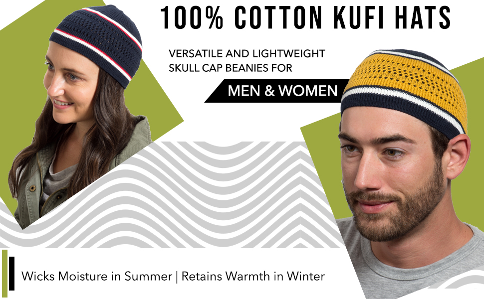 VERSATILE AND LIGHTWEIGHT Skull Cap Beanies for Men & Women