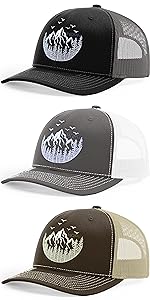 Horn Gear Trucker Hat.  Mountain Hat Edition.