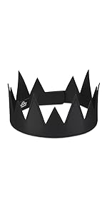 Black Tall Spike Crown Hat