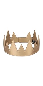 Gold King Triton Leather Crown Hat