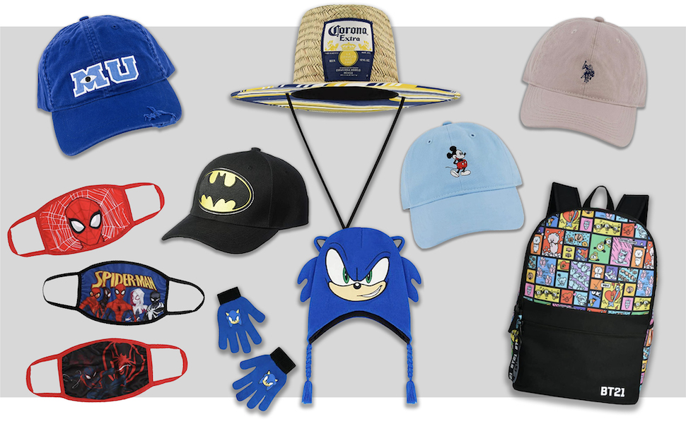 Concept One Accessories face masks beanie women men children batman sonic mickey mouse disney pixar