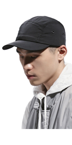 Quick Dry Running Cap Polyester Outdoor Sports Hat Lightweight Unstructured Baseball Cap for Men