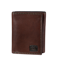 levi leather trifold wallet rfid