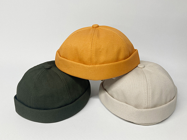 green Yellow Beige watch cap